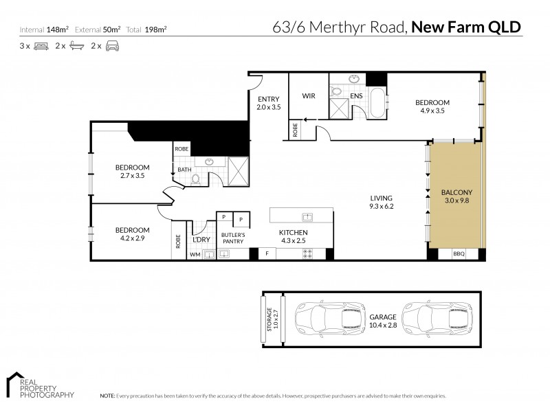 6 Merthyr Road, New Farm QLD 4005 Floorplan