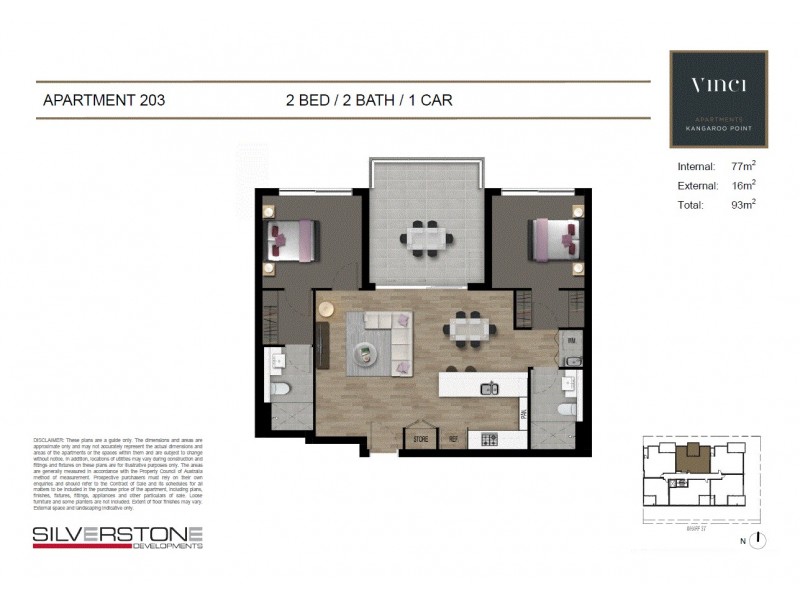 28 Wharf Street, Kangaroo Point QLD 4169 Floorplan