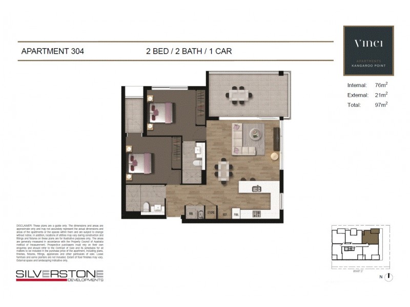 28 Wharf Street, Kangaroo Point QLD 4169 Floorplan