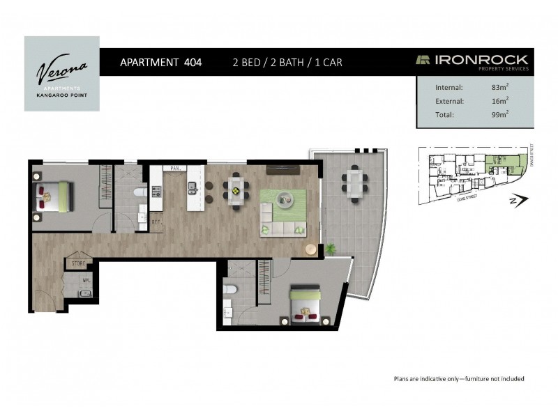 93 Baines Street, Kangaroo Point QLD 4169 Floorplan