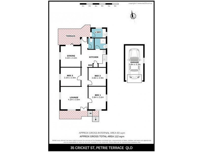35 Cricket Street, Petrie Terrace QLD 4000 Floorplan