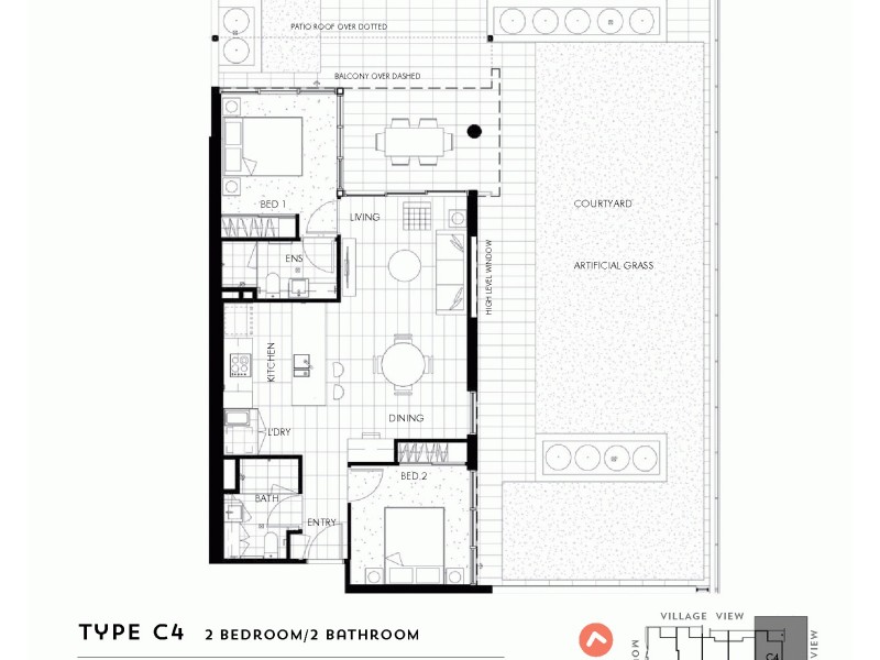 ID:3878030/31 Musk Avenue, Kelvin Grove QLD 4059 Floorplan