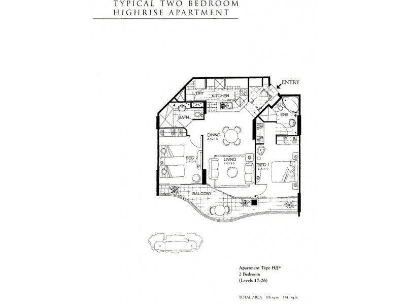 32 Macrossan Street, Brisbane City QLD 4000 Floorplan