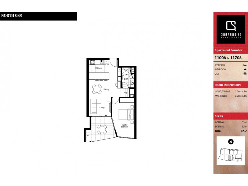 11508/300 Old Cleveland Road, Coorparoo QLD 4151 Floorplan