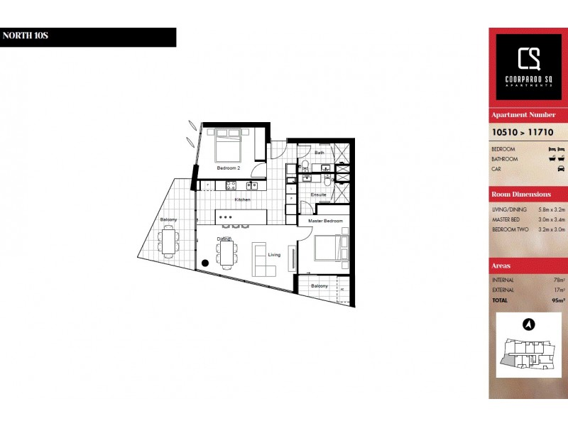 11210/300 Old Cleveland Road, Coorparoo QLD 4151 Floorplan
