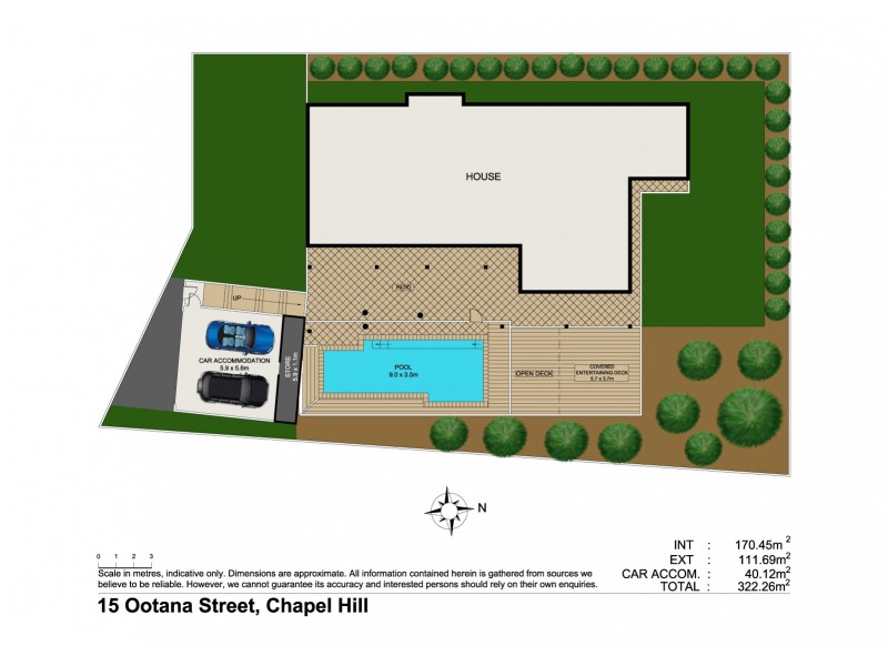15 Ootana Street, Chapel Hill QLD 4069 Floorplan
