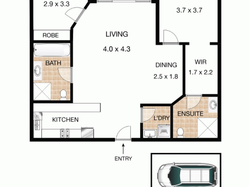 706/3-11 Orara Street, Waitara NSW 2077 Floorplan
