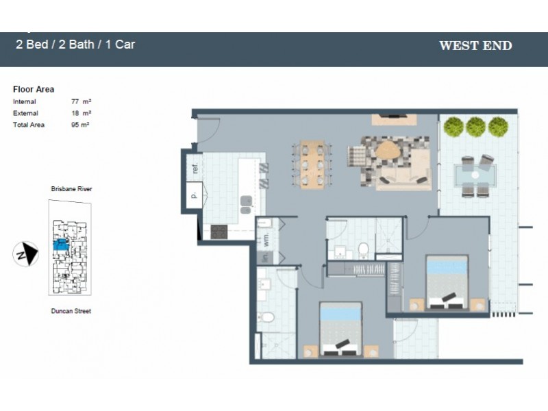 25 Duncan Street, West End QLD 4101 Floorplan