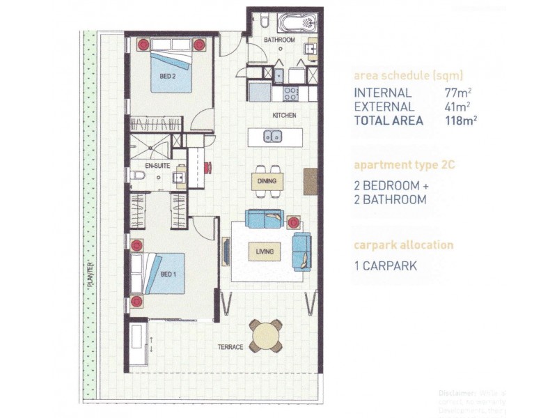 166 Sydney Street, New Farm QLD 4005 Floorplan