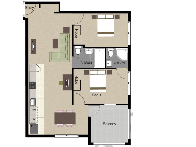 13/445 Oxley Road, Sherwood QLD 4075 Floorplan