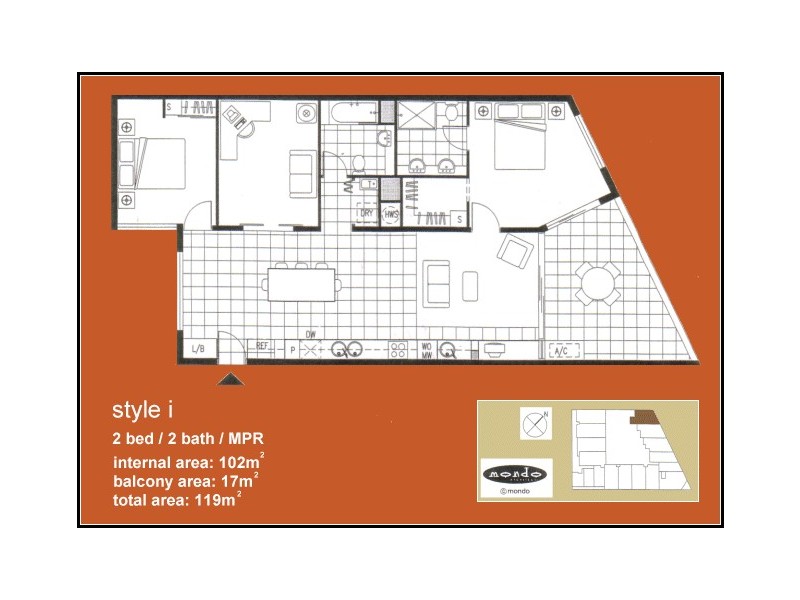 258 Arthur Street, Teneriffe QLD 4005 Floorplan