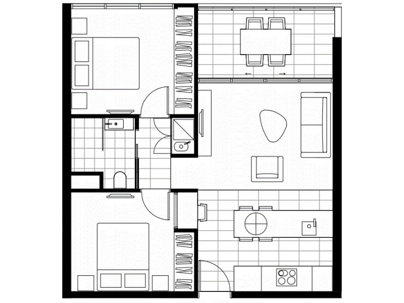 855 Stanley Street, Woolloongabba QLD 4102 Floorplan