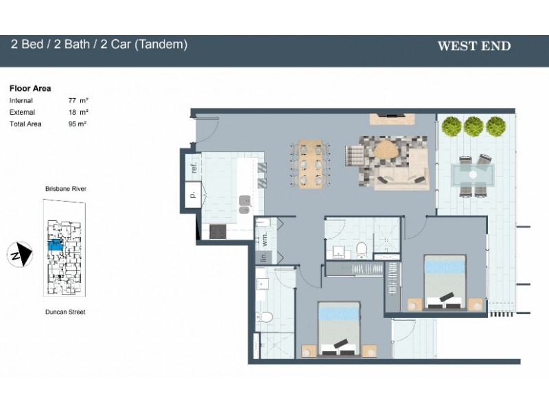 25 Duncan Street, West End QLD 4101 Floorplan