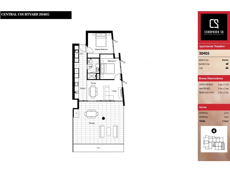 20405/300 Old Cleveland Road, Coorparoo QLD 4151 Floorplan