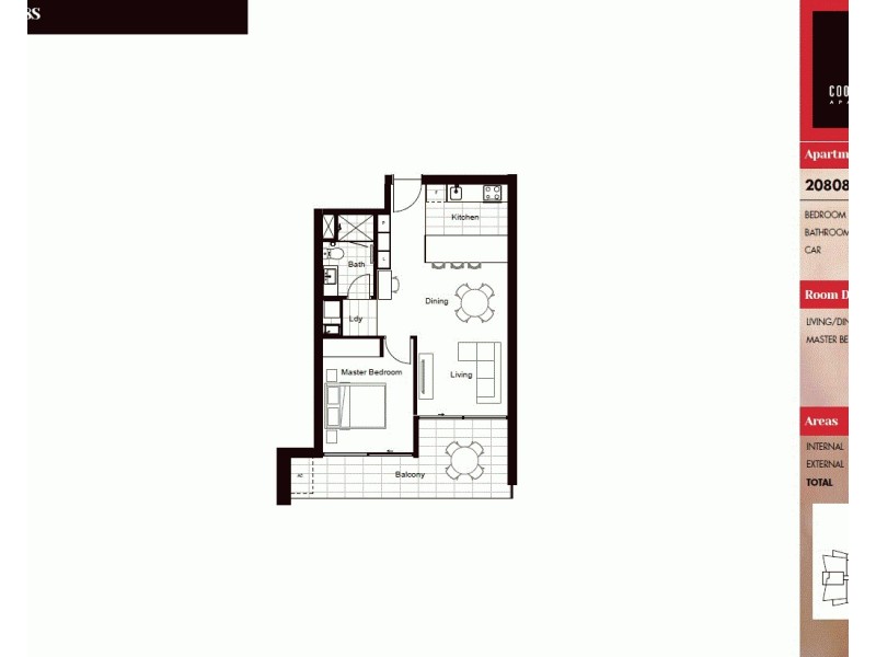 20808/300 Old Cleveland Road, Coorparoo QLD 4151 Floorplan