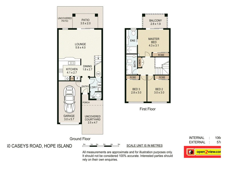 41/60 Caseys Road, Hope Island QLD 4212 Floorplan
