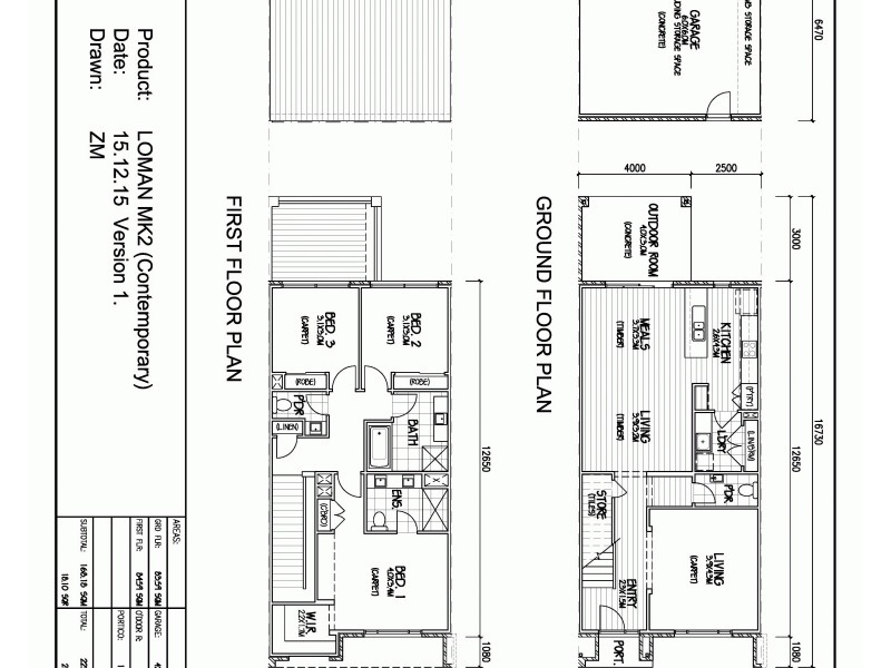 93/25 The Corso, North Lakes QLD 4509 Floorplan