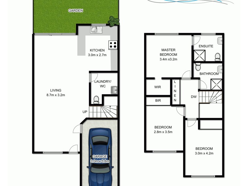 40/643 Pine Ridge Road, Biggera Waters QLD 4216 Floorplan