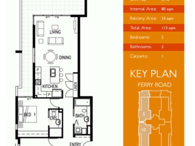 10/42 Ferry Road, West End QLD 4101 Floorplan