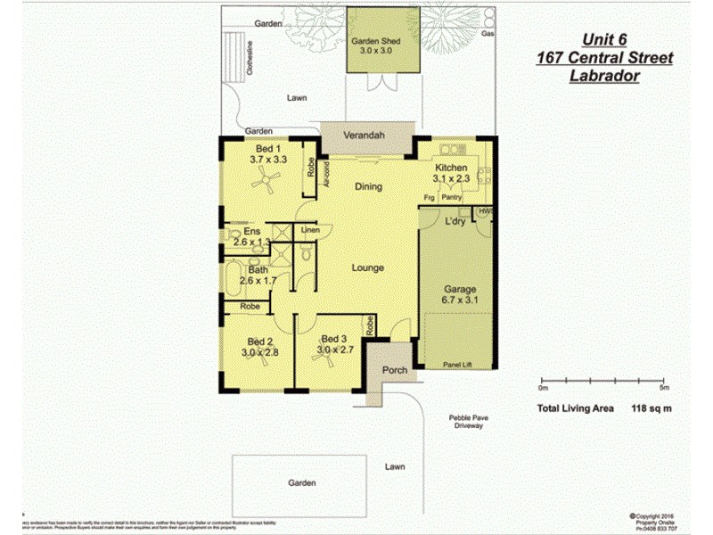 3/167 Central Street, Labrador QLD 4215 Floorplan