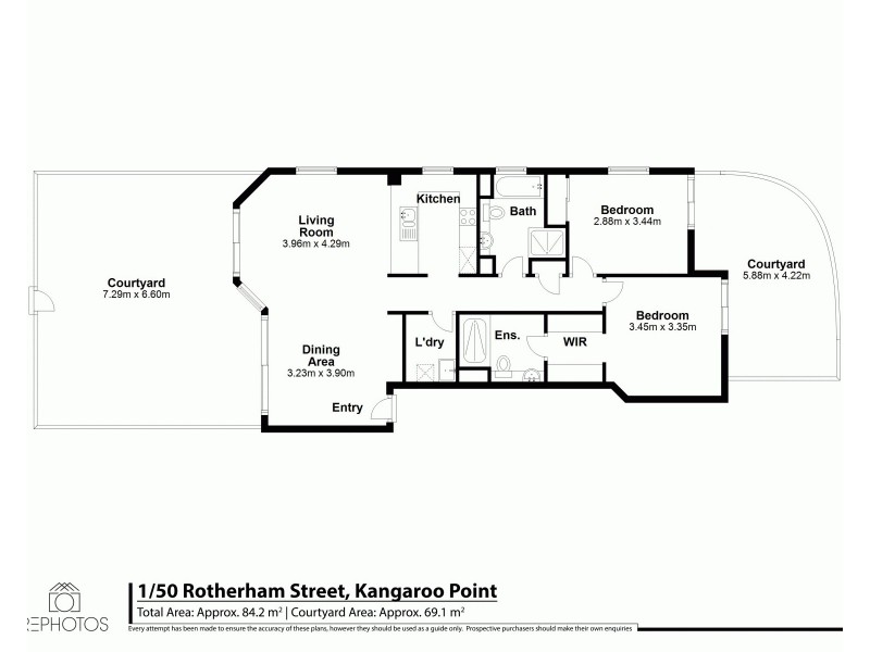 50 Rotherham Street, Kangaroo Point QLD 4169 Floorplan