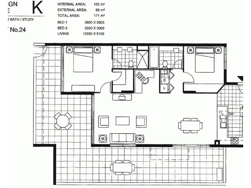 24/1 Oxford Street, Bulimba QLD 4171 Floorplan
