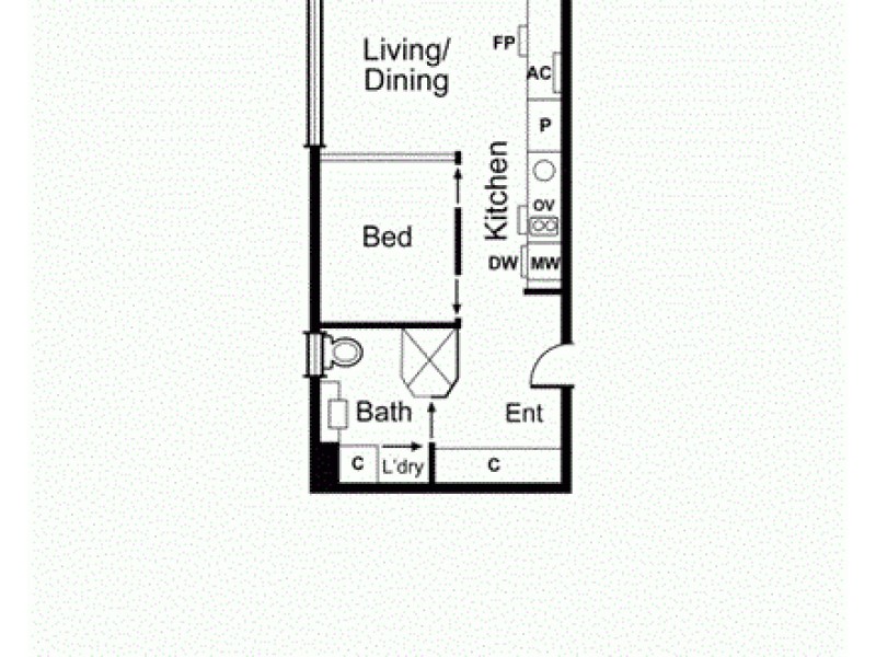 206/153B High Street, Prahran VIC 3181 Floorplan