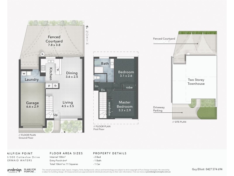 72/300 Cottesloe Drive, Mermaid Waters QLD 4218 Floorplan