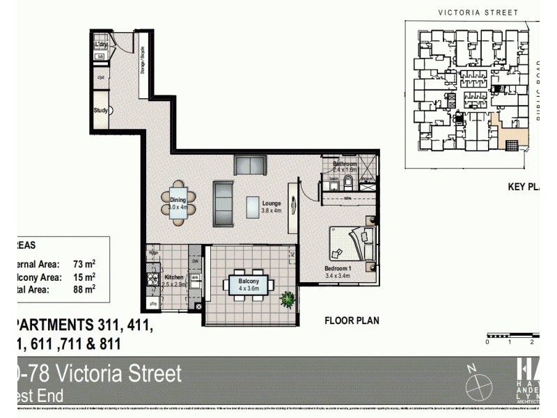 ID:3913648/70-78 Victoria Street, West End QLD 4101 Floorplan