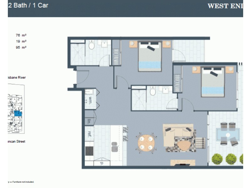 ID:3915991/25 Duncan Street, West End QLD 4101 Floorplan