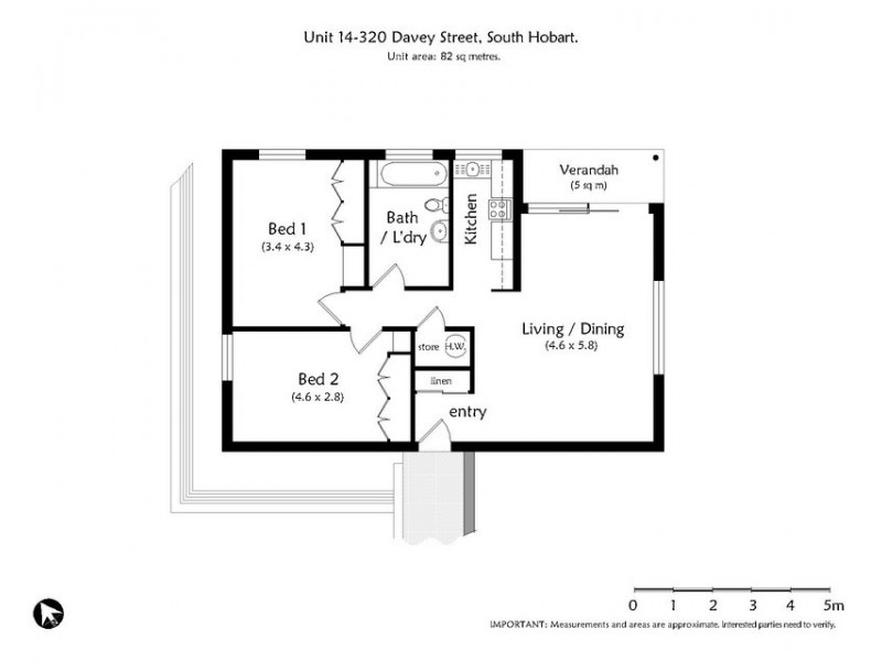 14/320 Davey Street, South Hobart TAS 7004