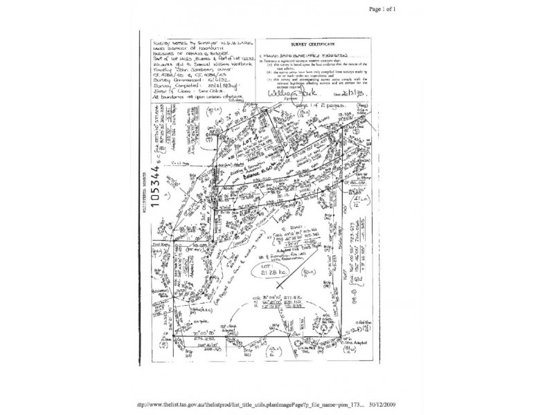 Colebrook TAS 7027