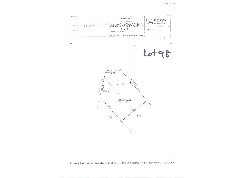 / Peters Street, Gormanston TAS 7466