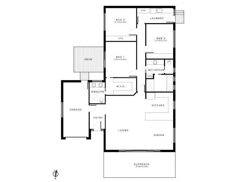 153C Steele Street, Devonport TAS 7310 Floorplan