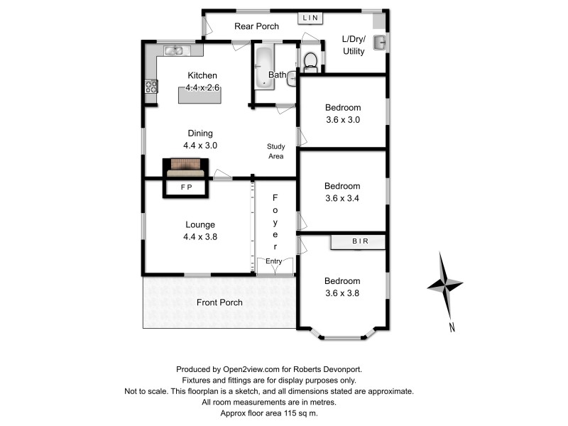 26 George Street, Latrobe TAS 7307 Floorplan