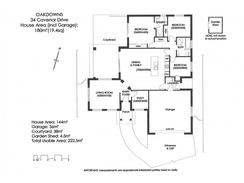 34 Cavenor Drive, Rokeby TAS 7019 Floorplan