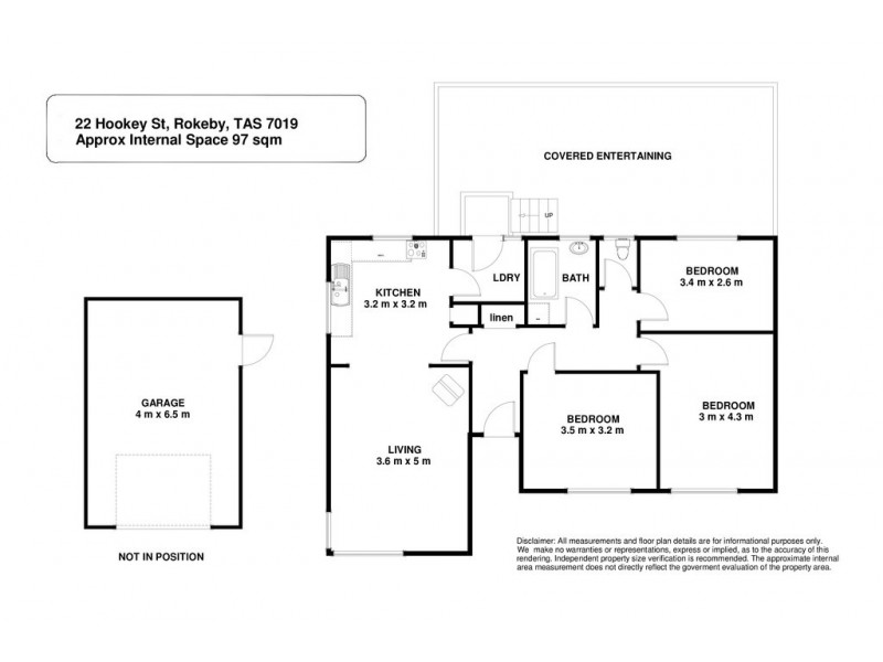 22 Hookey Street, Rokeby TAS 7019 Floorplan