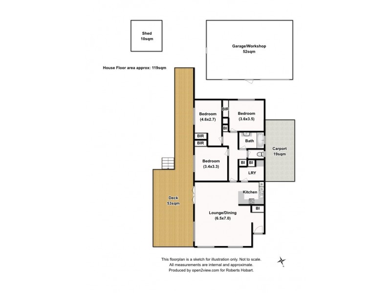 70 Crystal Downs Drive, Blackmans Bay TAS 7052 Floorplan