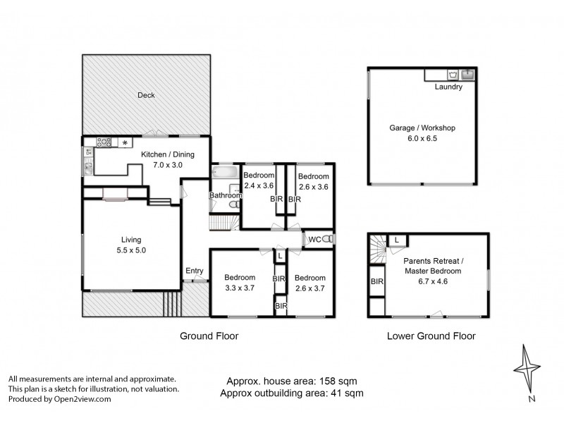 55 Snug Tiers Road, Snug TAS 7054 Floorplan