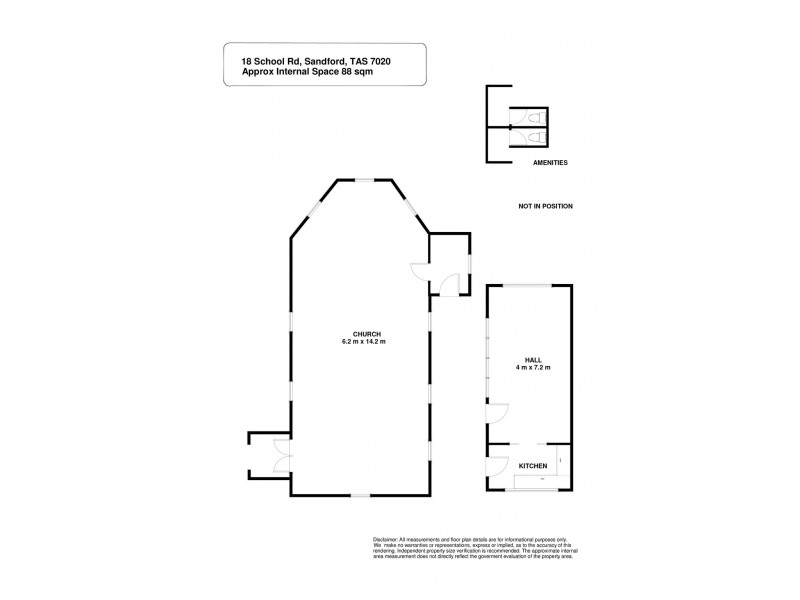 18 School Road, Sandford TAS 7020 Floorplan
