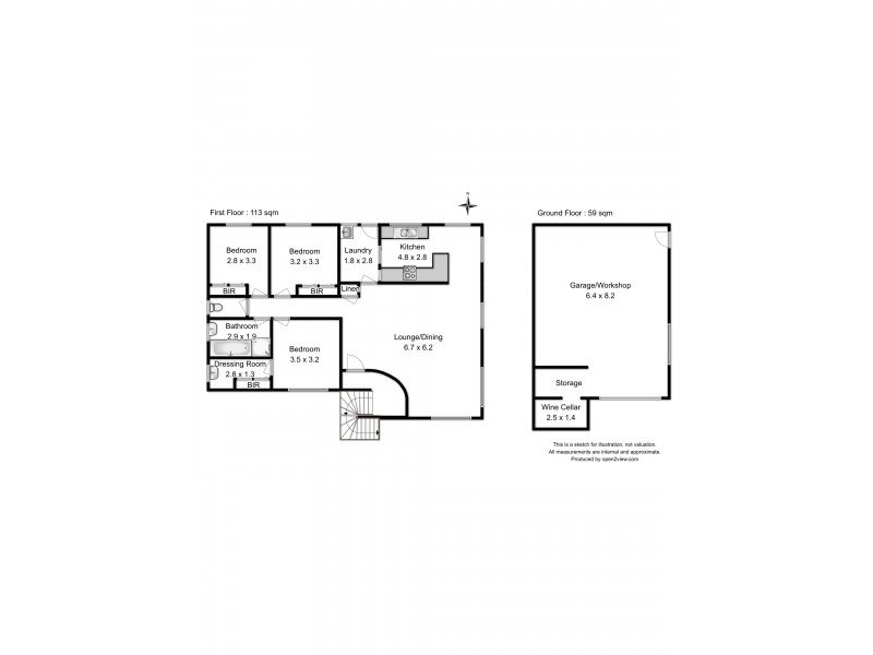 2 Diamond Drive, Blackmans Bay TAS 7052 Floorplan