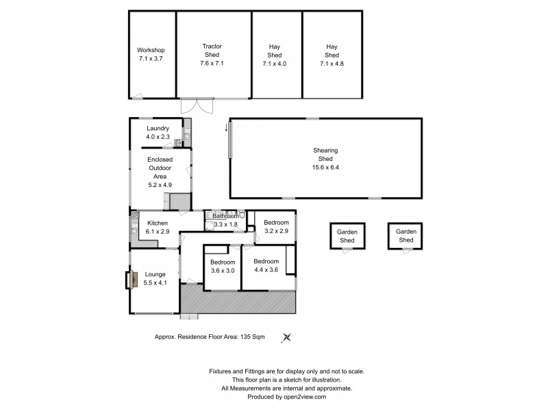 Mayfield – 170 Bluff Road, Gretna TAS 7140 Floorplan