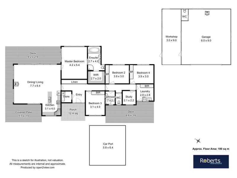 7 Weedings Way, Woodbridge TAS 7162 Floorplan