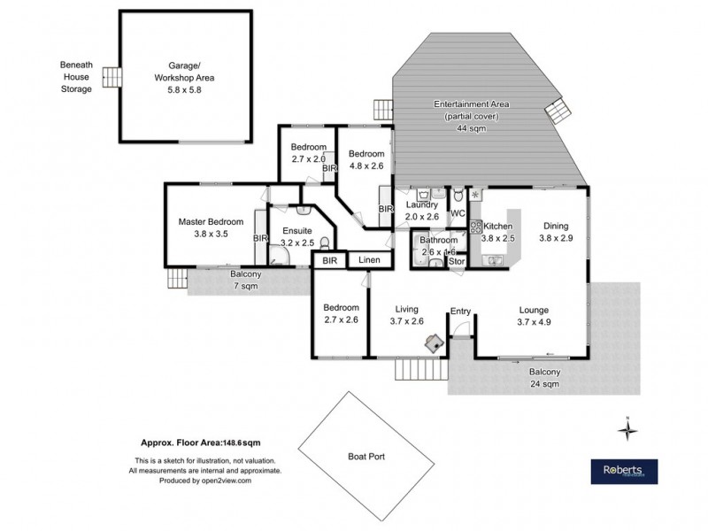 5 Taroo Court, Blackmans Bay TAS 7052 Floorplan