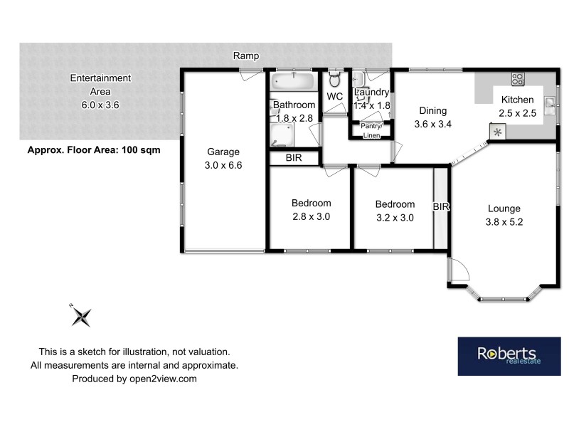 2/96 Redwood Road, Kingston TAS 7050 Floorplan