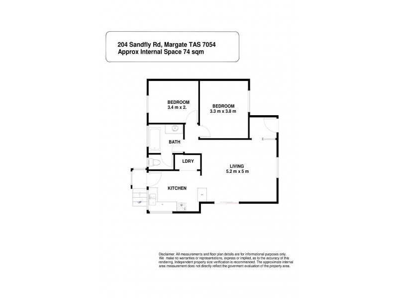204 Sandfly Road, Margate TAS 7054 Floorplan