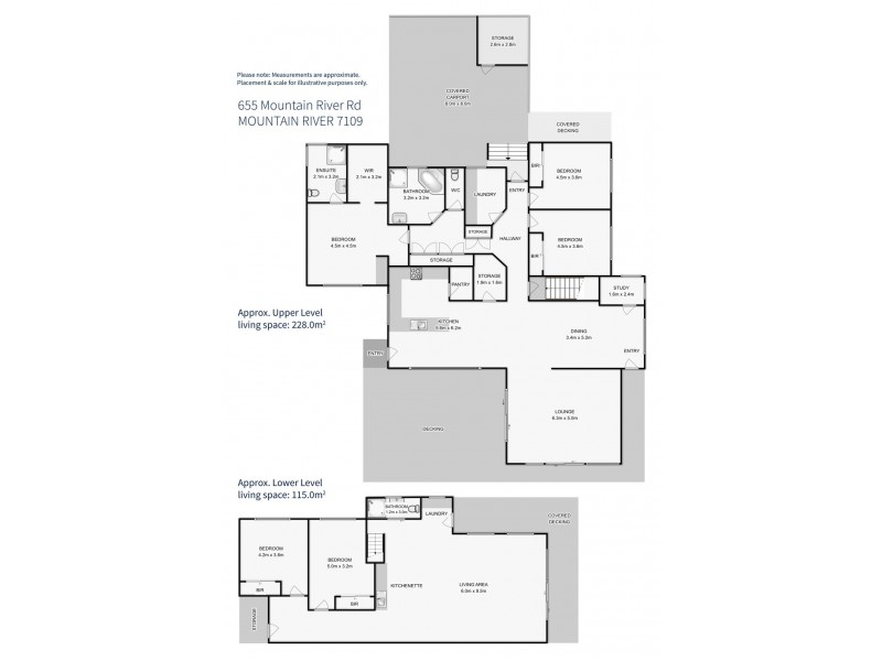 655 Mountain River, Mountain River TAS 7109 Floorplan