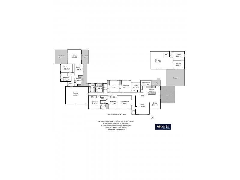 495 Leslie Road, Leslie Vale TAS 7054 Floorplan