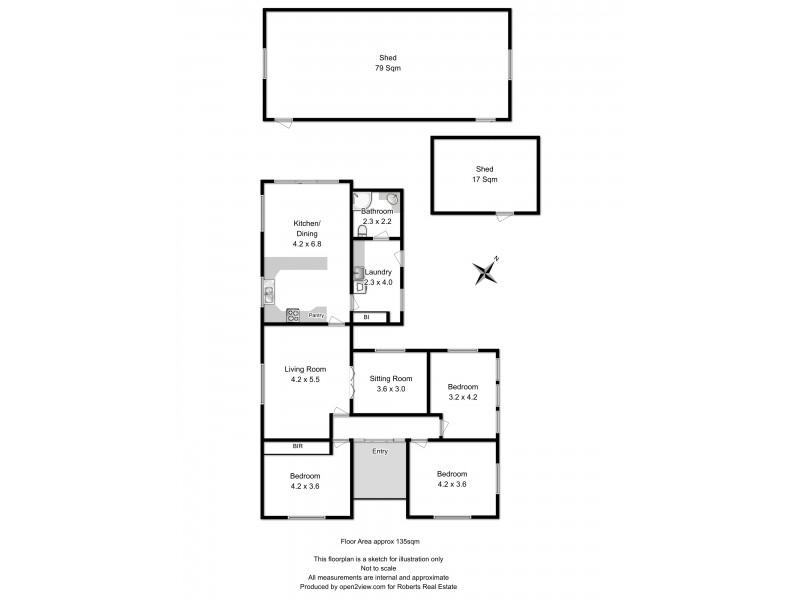 5 Butler Street, Tunbridge TAS 7120 Floorplan
