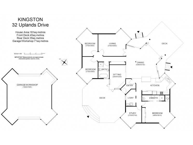 32 Uplands Drive, Kingston TAS 7050 Floorplan